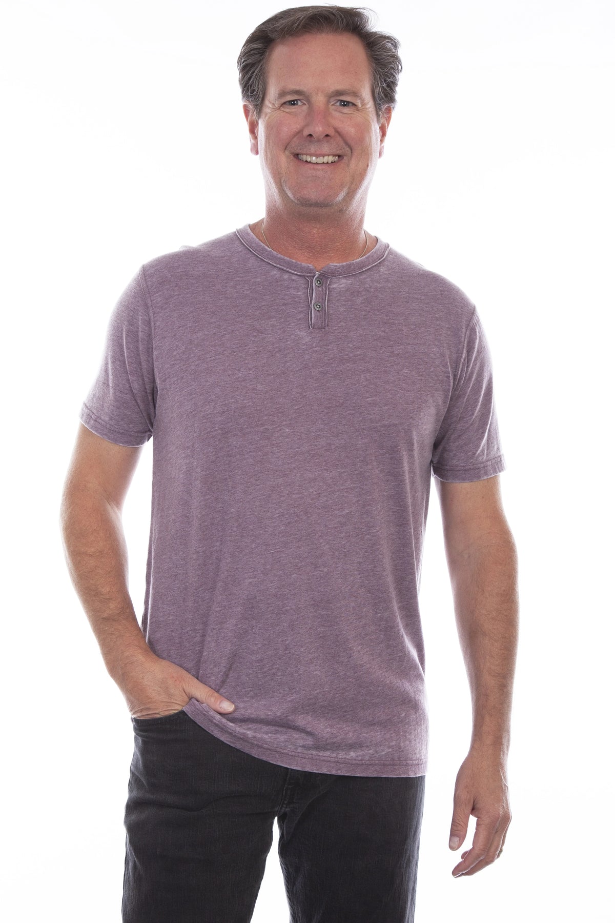 Scully Placket Neck (5323) - Men's T-Shirt