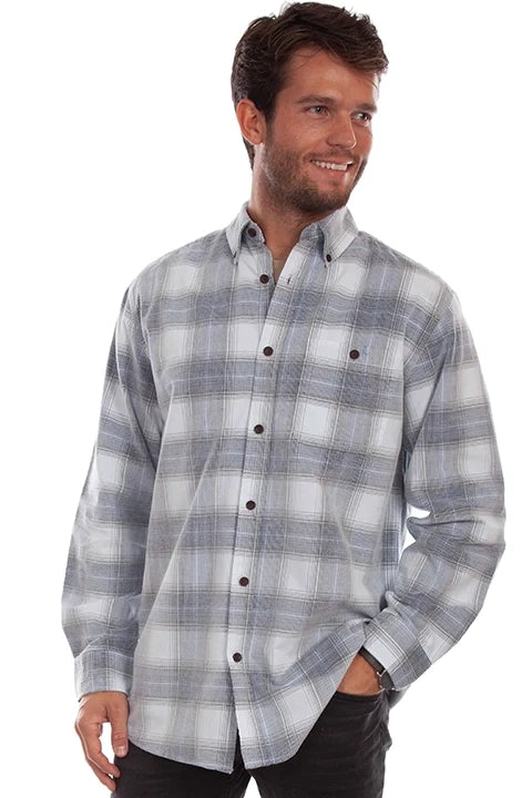 Scully One Pocket (5333) - Men's Plaid Shirt