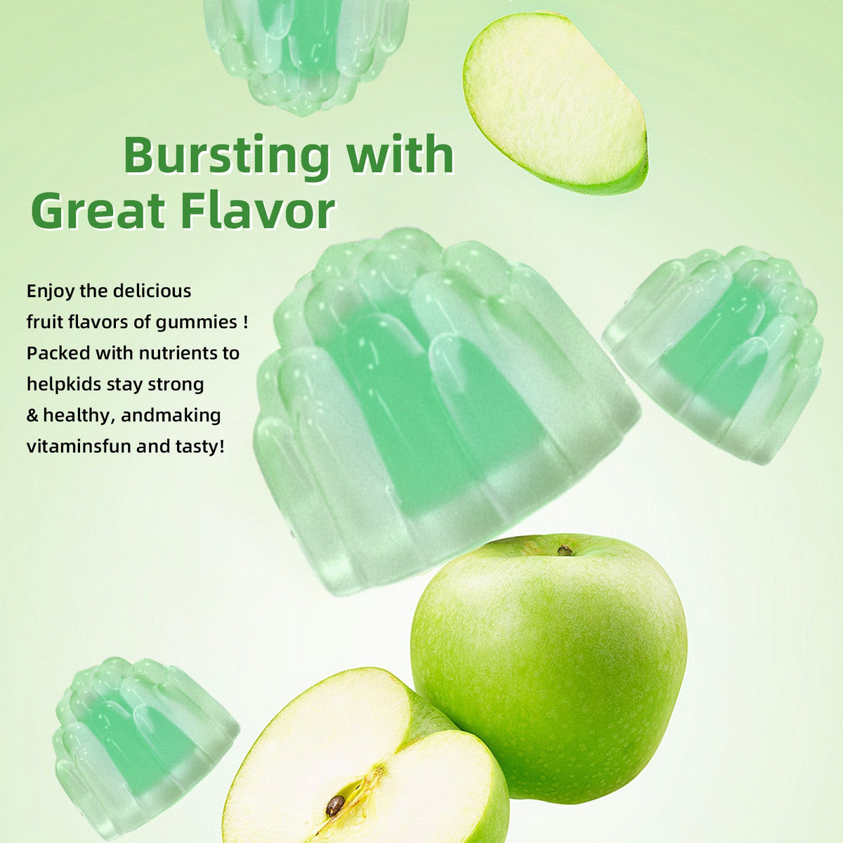 Biyode Ready Stock Wholesale Kids Multivitamin Gummies OEM Custom Vitamin Supplement