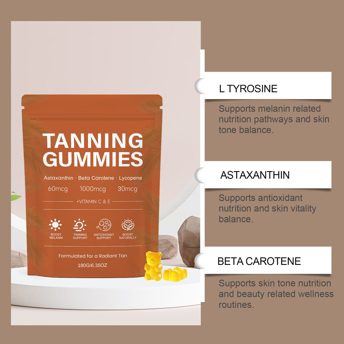 Daily Multi-Nutrient Blackening Gummies Complement