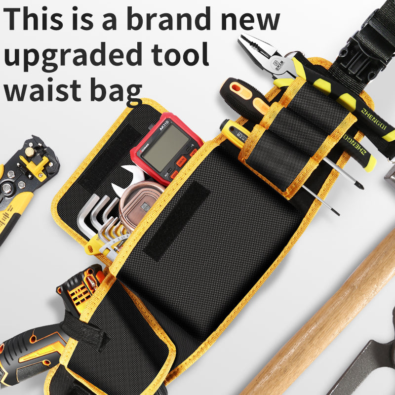 Electrician Tool Kit Special Portable Small Waist Bag Canvas Sturdy And Durable Waist Bag Belt Multi-function Storage And Repair Bag