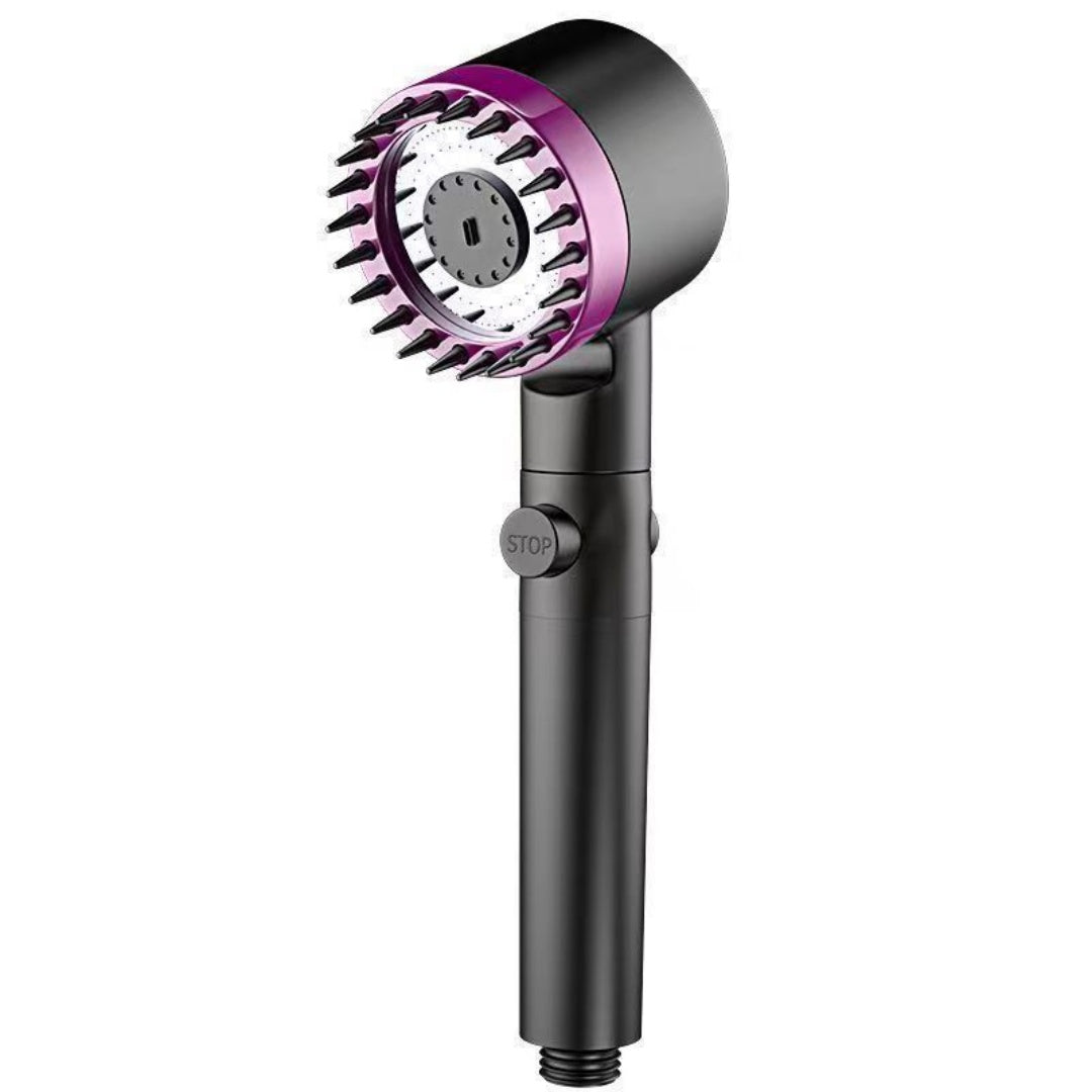 The Third Gear Adjustable Strong Supercharged Shower Head Household Bath Shower Hose Shower Head