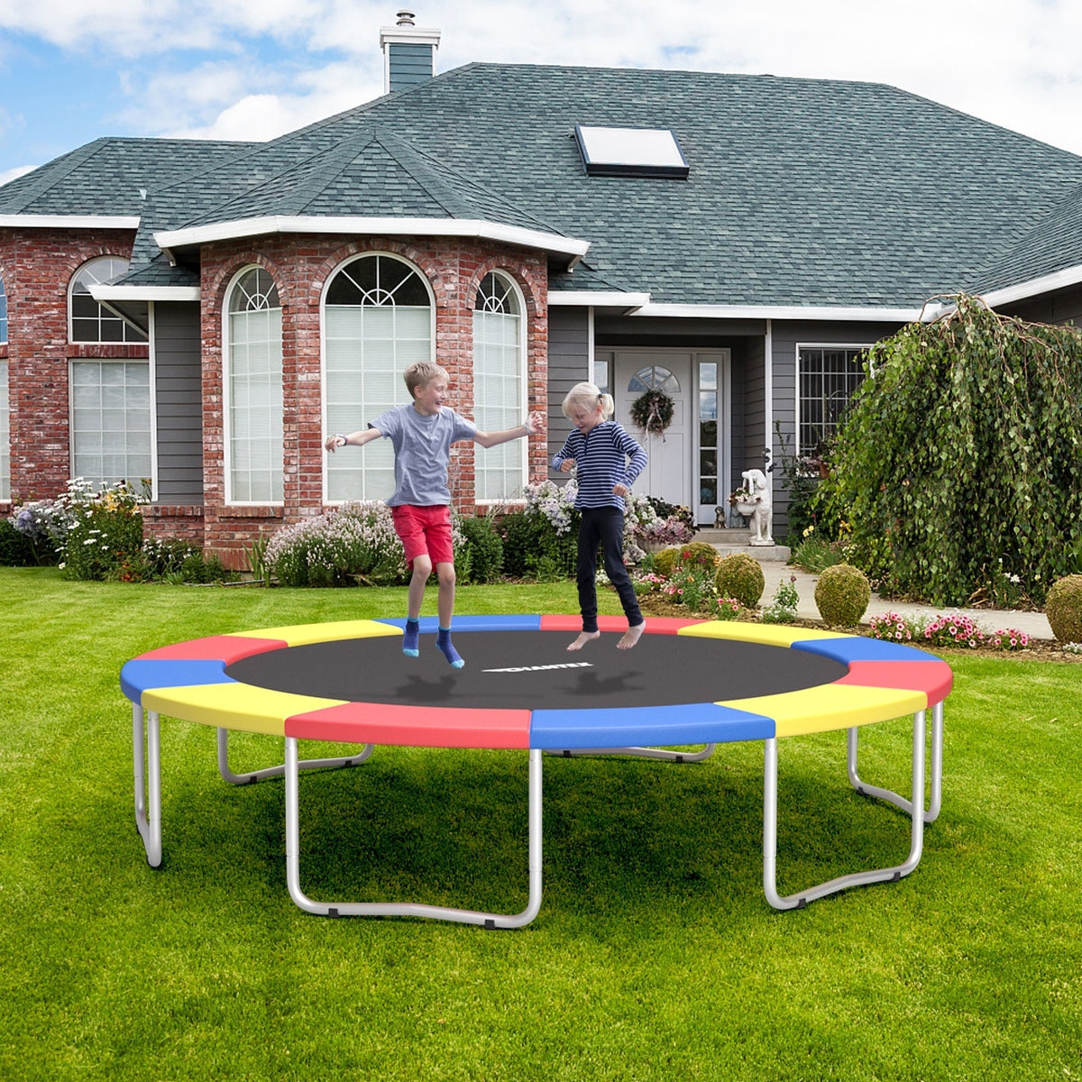 8 Feet Trampoline Spring Safety Cover without Holes