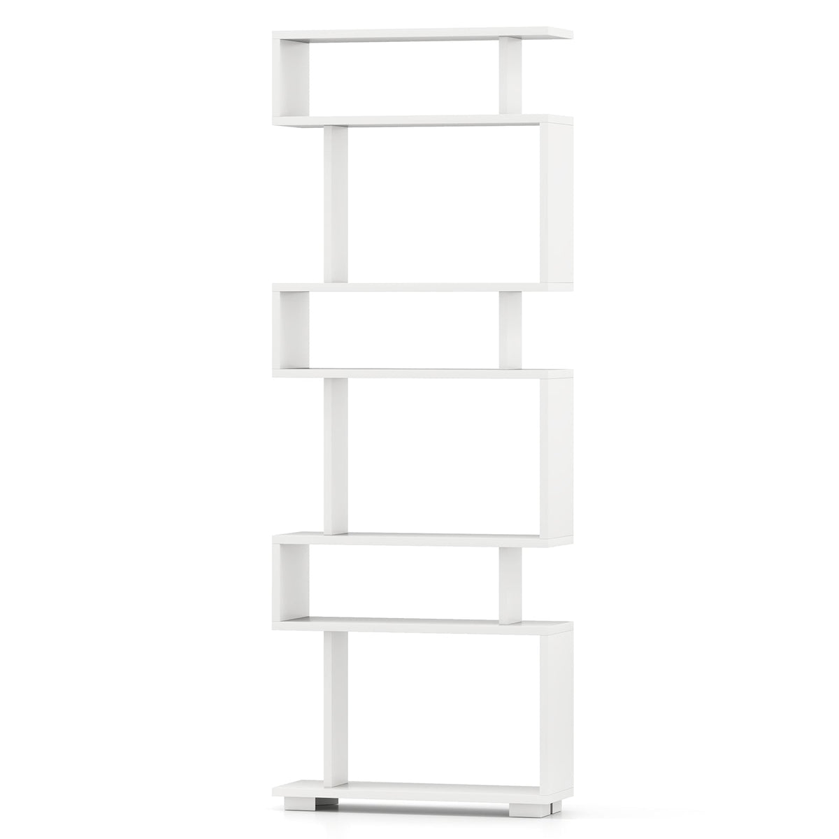 6-Tier Bookcase with Anti-Tipping Kit