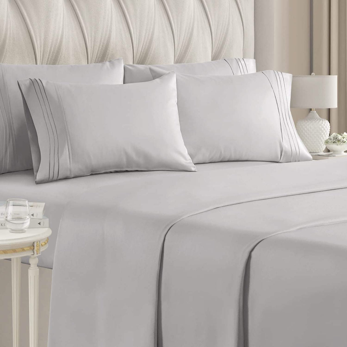6-Piece Set: Hotel Luxury Bed Sheets