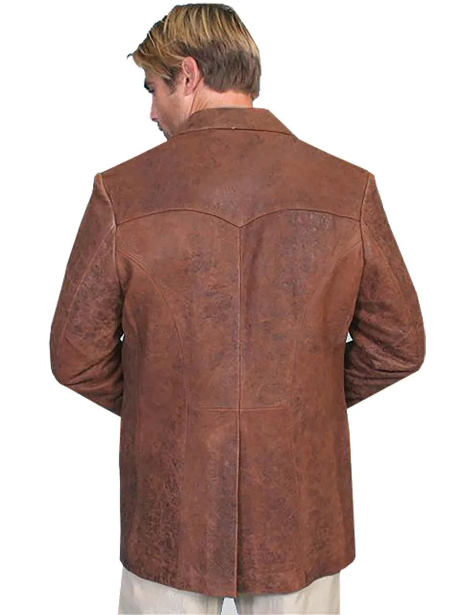 Scully Beau Leather Blazer - Mens Jacket