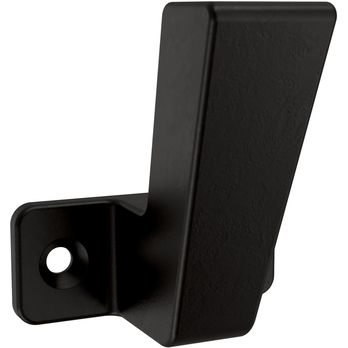 Paquete de 5 ganchos de pared geométricos individuales Franklin Brass, negro mate