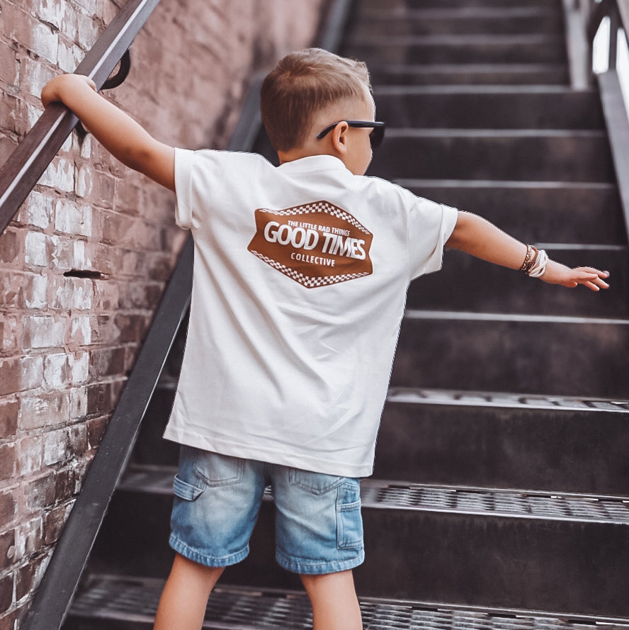 CAMISETA THE GOOD TIMES COLLECTIVE - CREMA