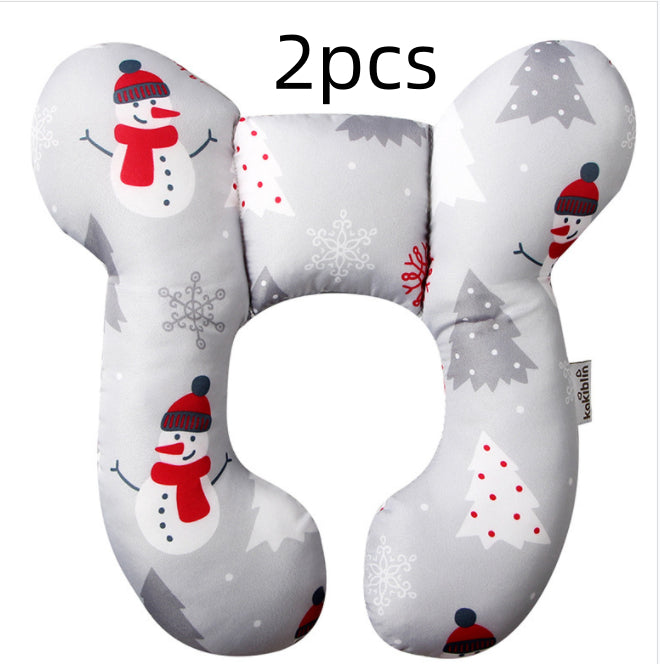 Infant Pillow  Baby Bed  U-Shaped Safety Seat  Neck Guard  Fixed Stereotyped Stroller Pillow