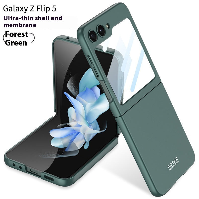 Phone Case Folding Screen Film Integrated All-inclusive Drop-resistant Protective Cover Ultra-thin Matte Cover