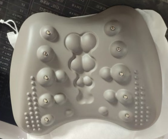 Almohada de soporte lumbar para el alivio del dolor de espalda baja, masajeador estirador lumbar para el alivio del dolor lumbar crónico y la hernia discal.