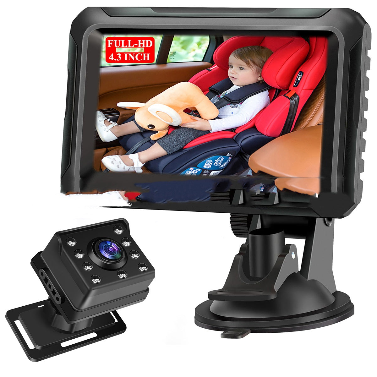 New HD 1080p Car Baby Monitor