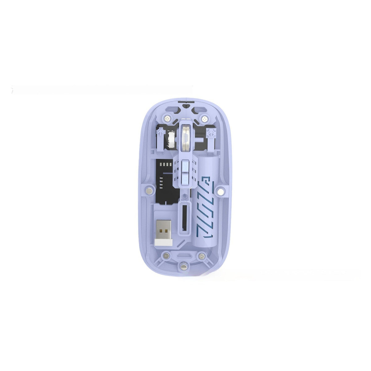 Wireless Transparent Typec Charging Mouse