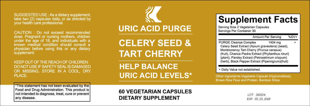 Uric Acid Washing Capsule