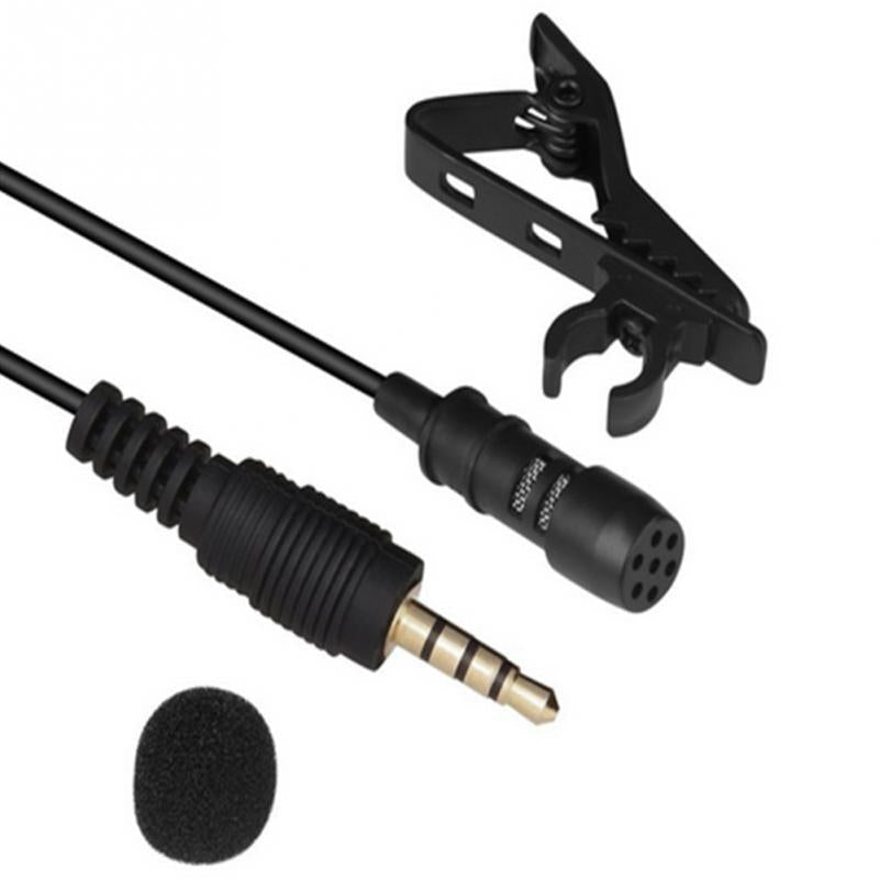 Portable clip Condenser Microphone Mobile Phone Universal 3.5MM