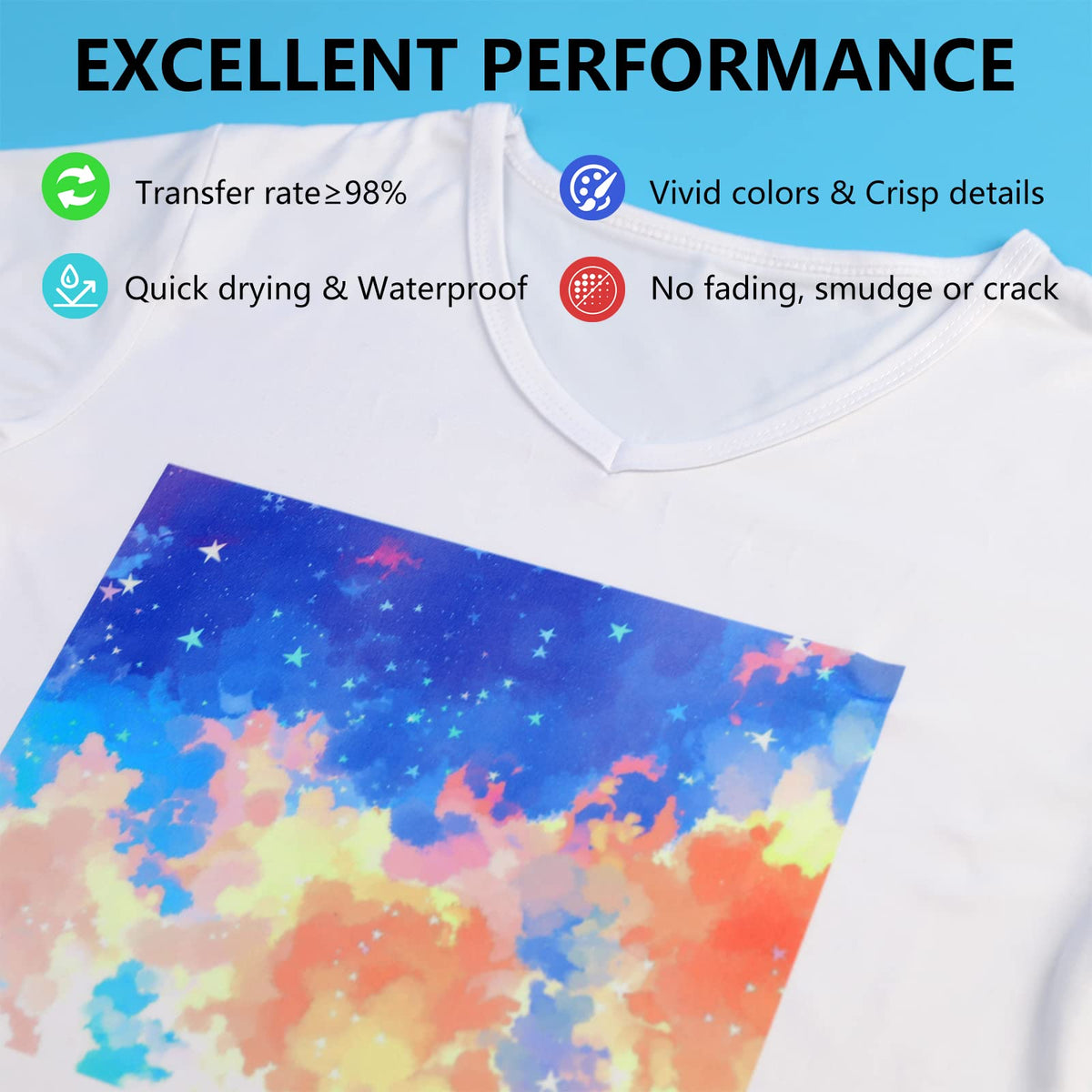 HTVRONT Sublimation Paper 11 x 17 in, 150 Sheets