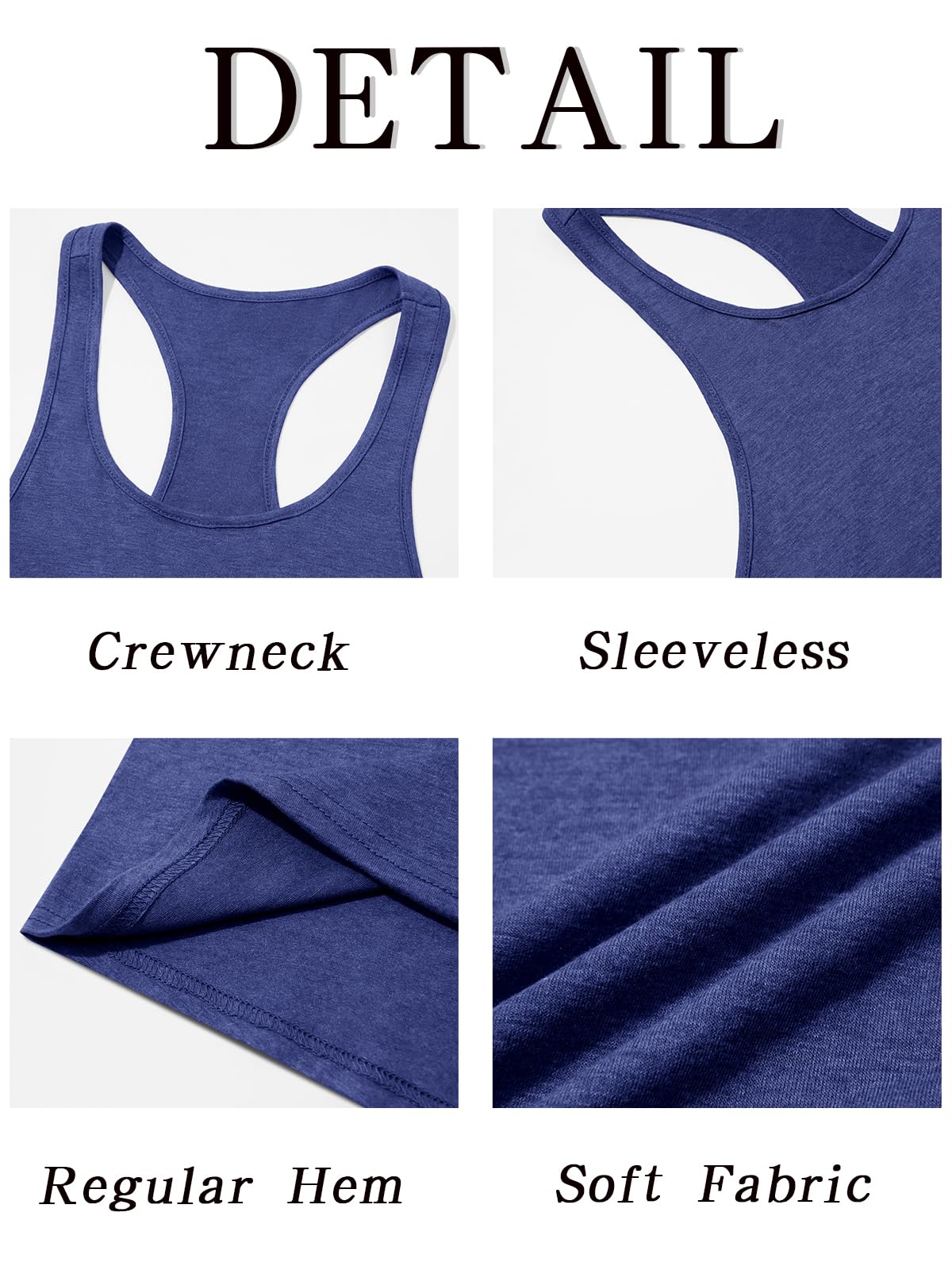 Camiseta de tirantes para hombre Runcati, estilo stringer para gimnasio, musculosa, deportiva, color azul, talla XL