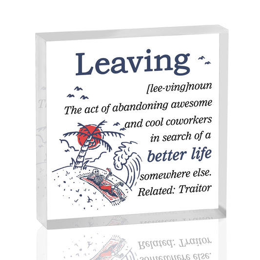 Yoxiumi Coworker Christmas Retirement Gifts Party Decorations Grey-Leaving