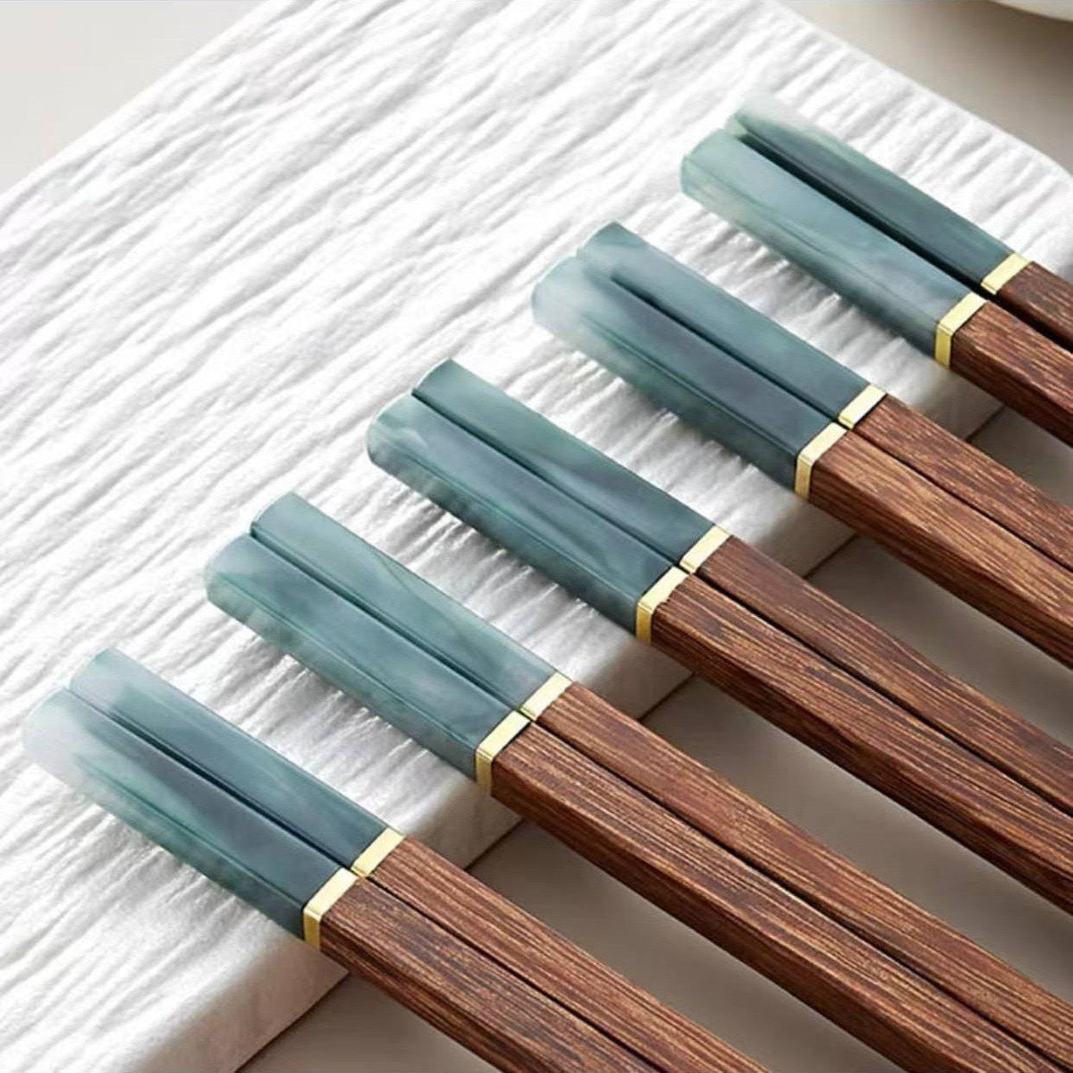 Chicken-wing Wood And Red Sandalwood Premium Natural Solid-wood Chopsticks