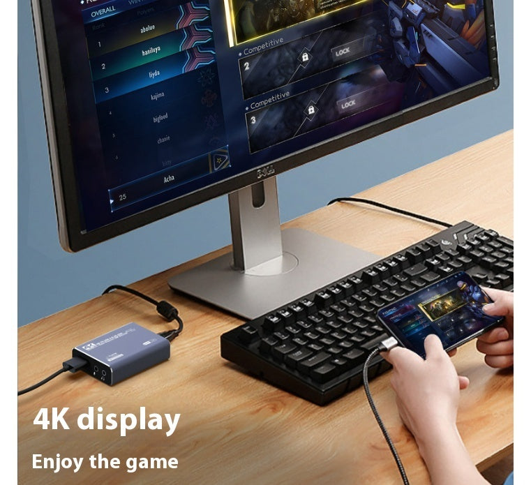 4K Gaming Set-top Box Recording Audio