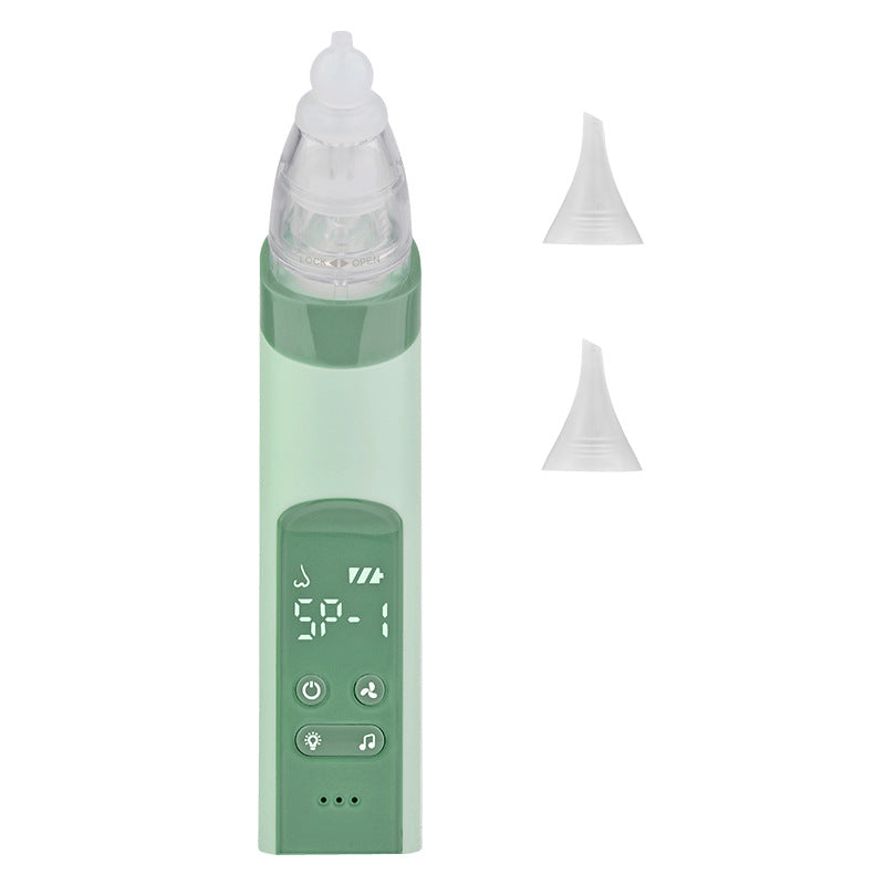 Aspirador Nasal Eléctrico para Bebés, Limpiador de Nariz para Recién Nacidos, Instrumento de Belleza, Removedor de Puntos Negros, 2 en 1