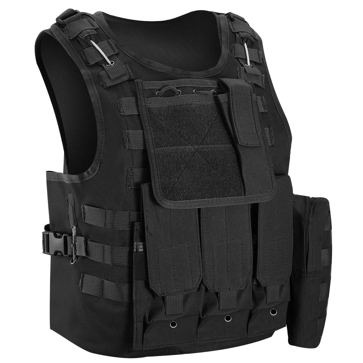 Adults Tactical Vest Military Airsoft Paintball Vest Camouflage Combat Vest for Hunting Army Fans CS War Game