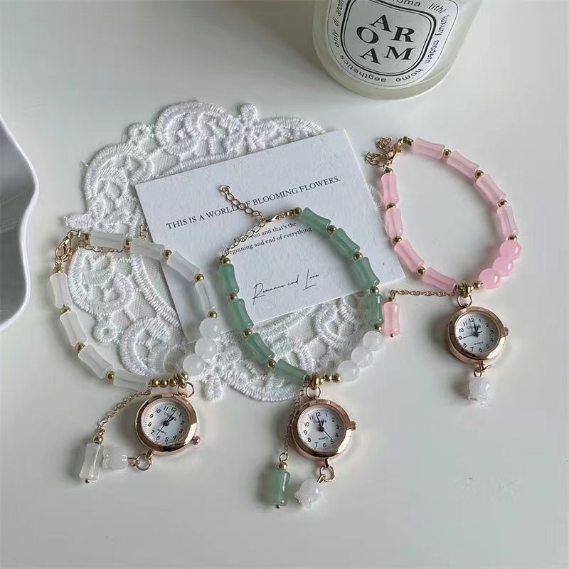 Chinese-style Bamboo Knot Bracelet Quartz Ladies Watch