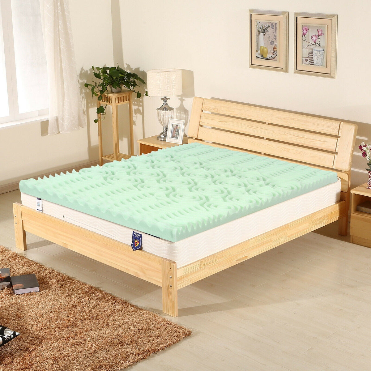 3 Inch Comfortable Mattress Topper Cooling Air Foam