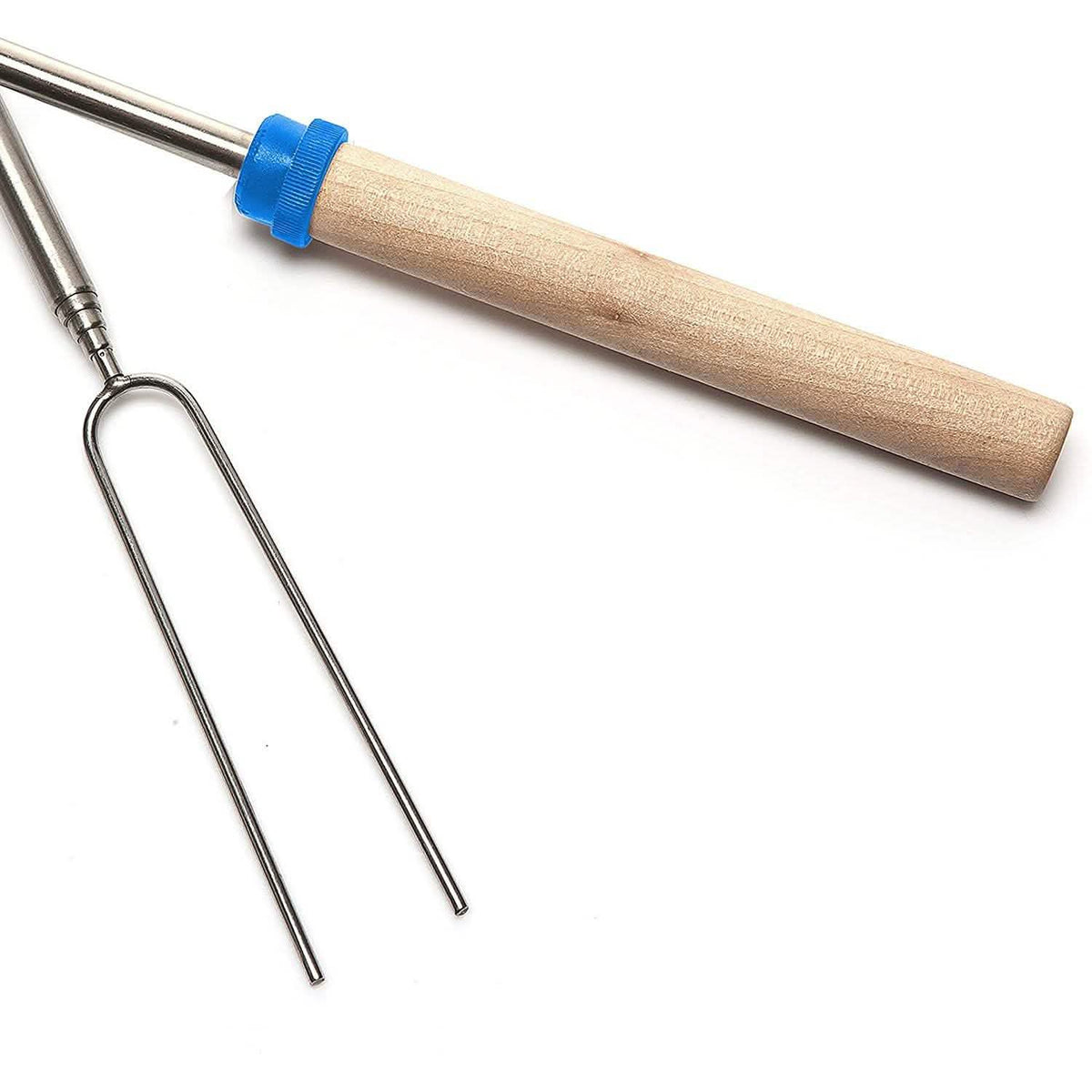 Set de 8 piezas: Pinchos para asar malvaviscos con mango de madera