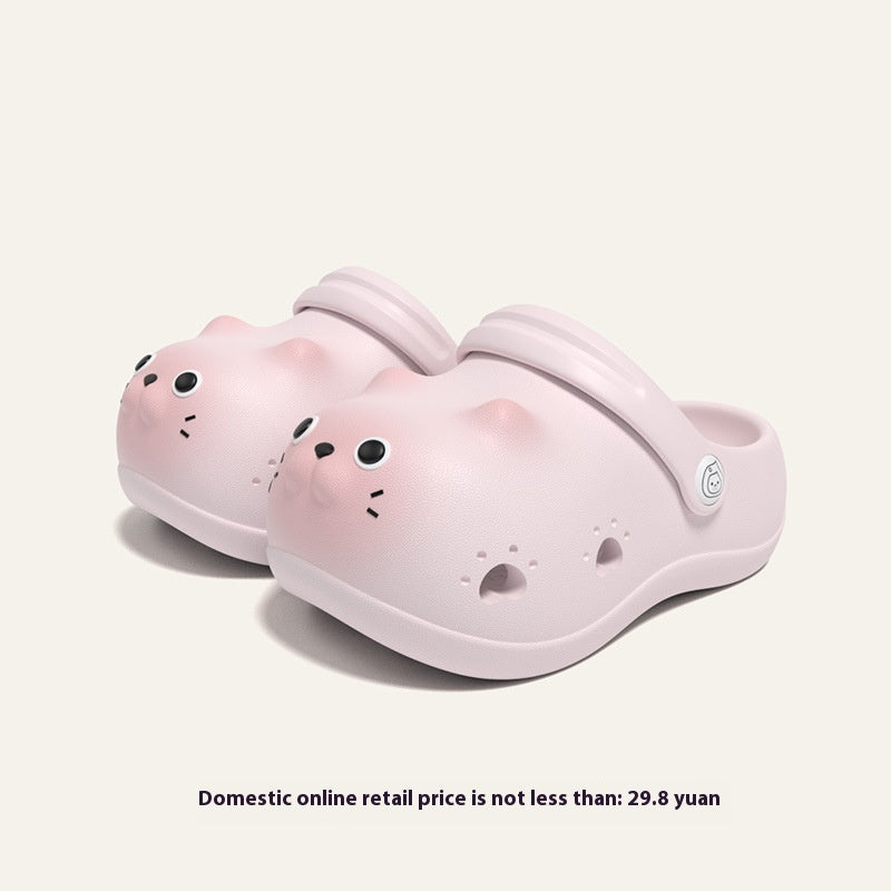 Children's Closed Toe Home Outdoor Slippers