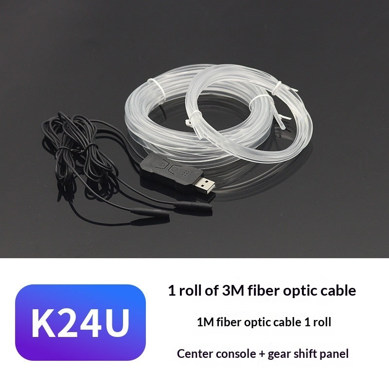 Car Atmosphere Light 64 Color Colorful Optical Fiber Atmosphere Light