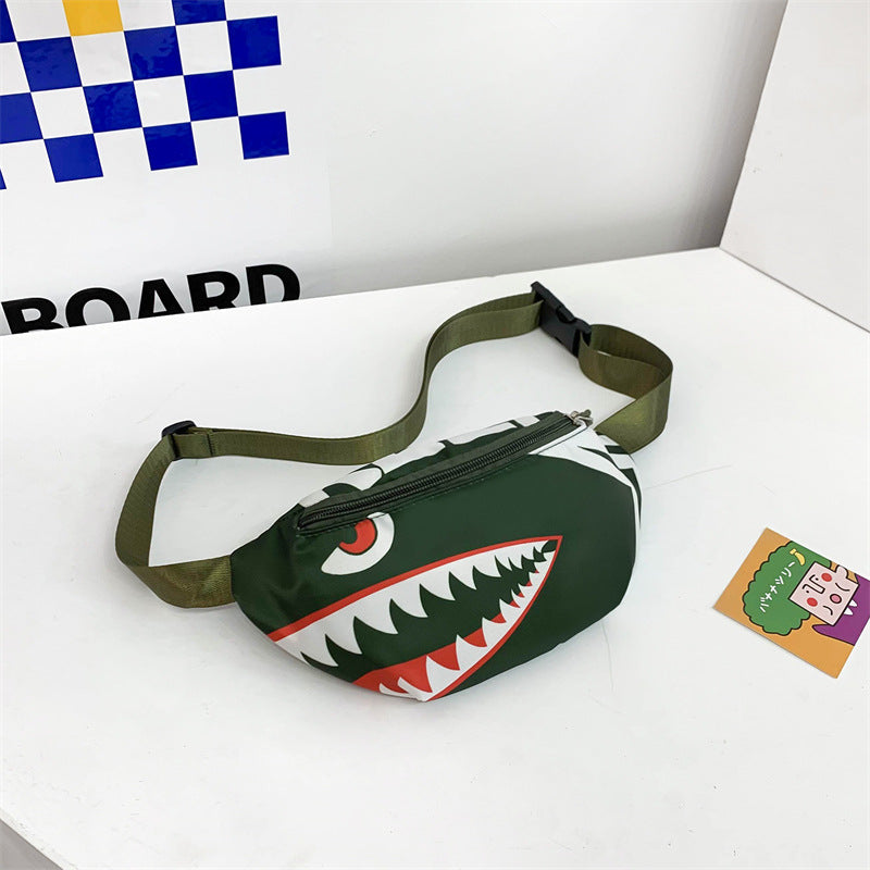 Little Shark Children's Handsome Fashion Trending Chest Bag