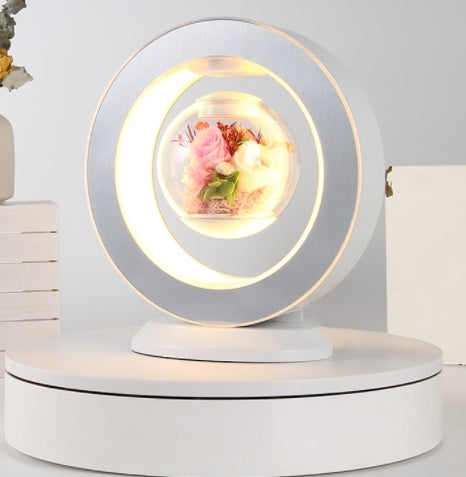 Lámpara LED de Noche con Corazón Flotante para el Día de San Valentín, Mesa, Levitación Magnética, Lámpara Creativa de Escritorio, Decoración del Hogar