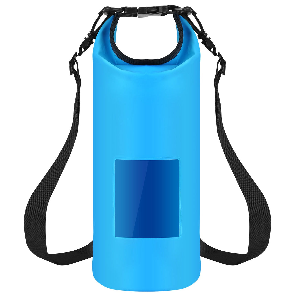 Floating Waterproof Dry Bag Floating Dry Sacks with Observable Window 10L Roll Top Lightweight Dry Storage Bag for Kayaking Rafting Boating Swimming C