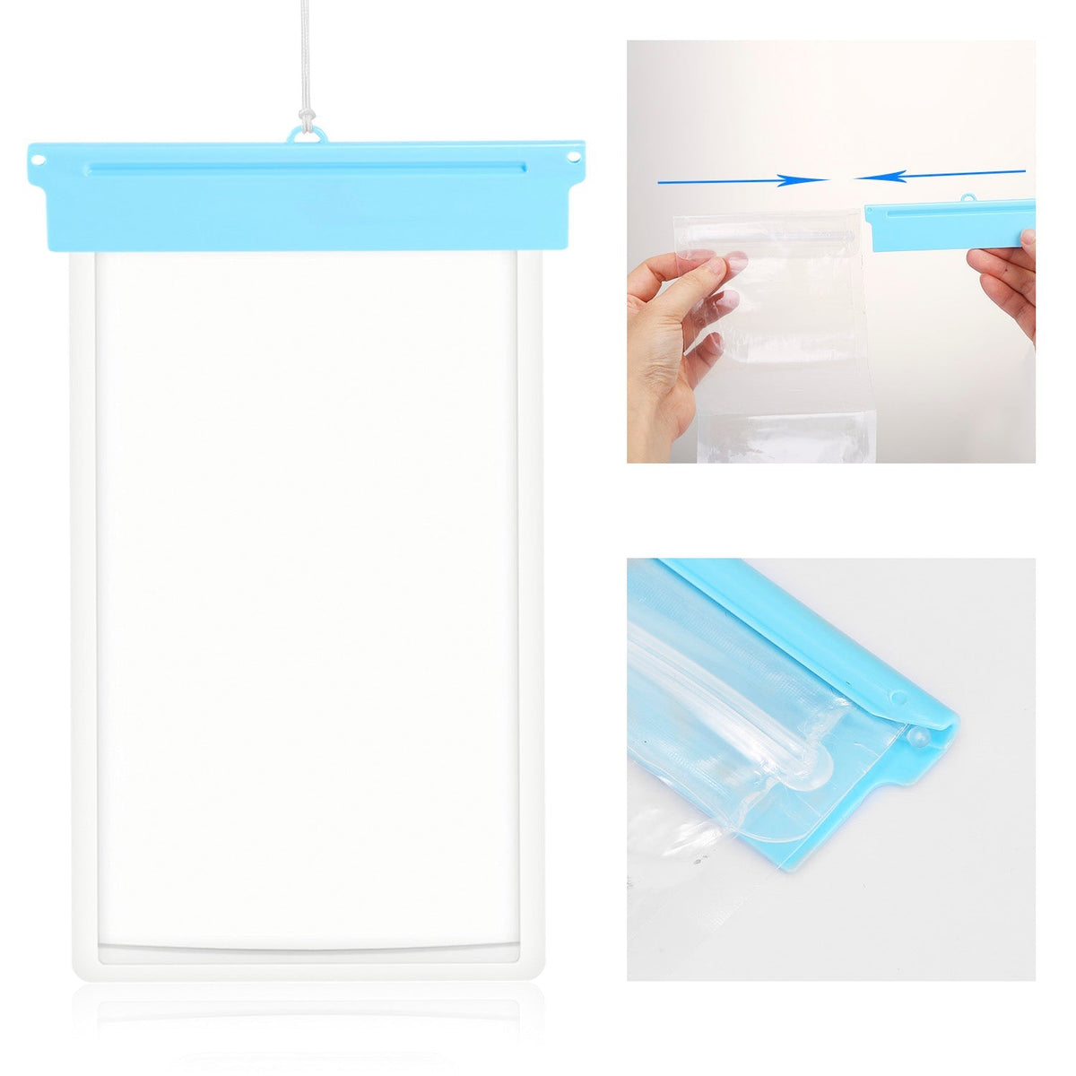 Universal IPX8 Waterproof Phone Pouch Dry Bag Case Underwater Protective High Touch Sensitive for iPhoneX Samsung Galaxy S9 up to 6.0inches