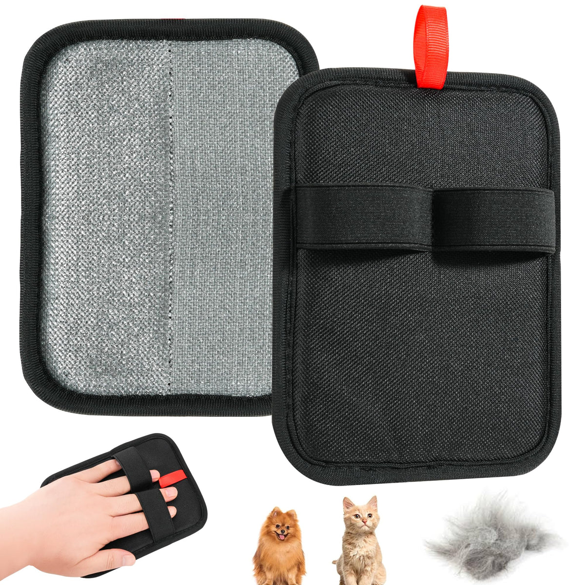 Guante quitapelos para mascotas TEHAYSH, manopla electrostática para pelo de perro y gato, 1 unidad