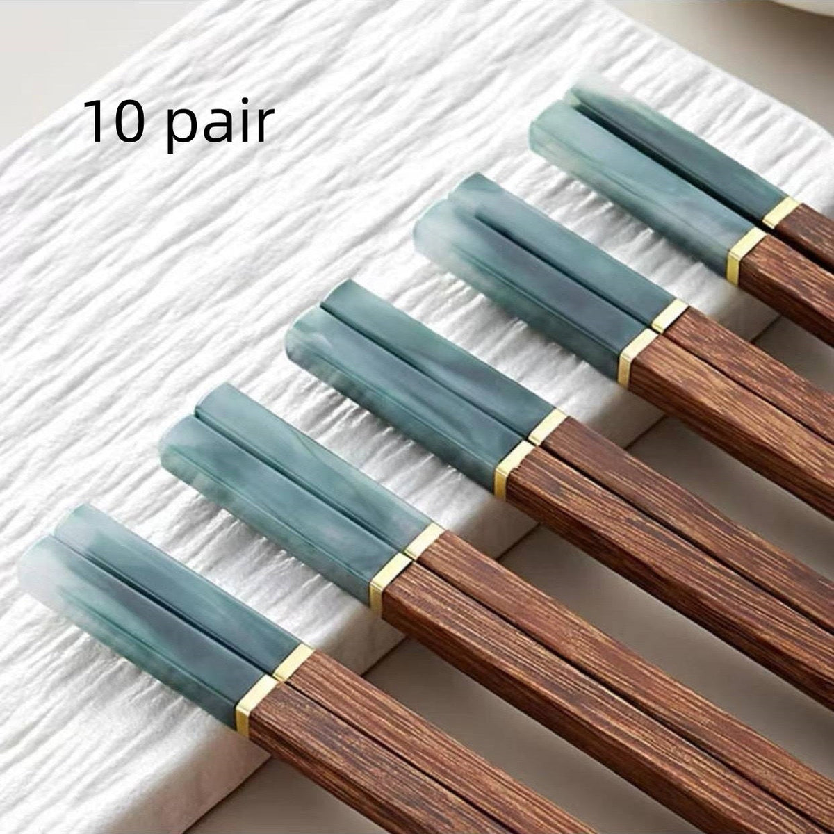 Chicken-wing Wood And Red Sandalwood Premium Natural Solid-wood Chopsticks
