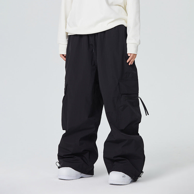 Waterproof Loose-fitting And Abrasion-resistant Mens Snow Pants For Alpine Skiing