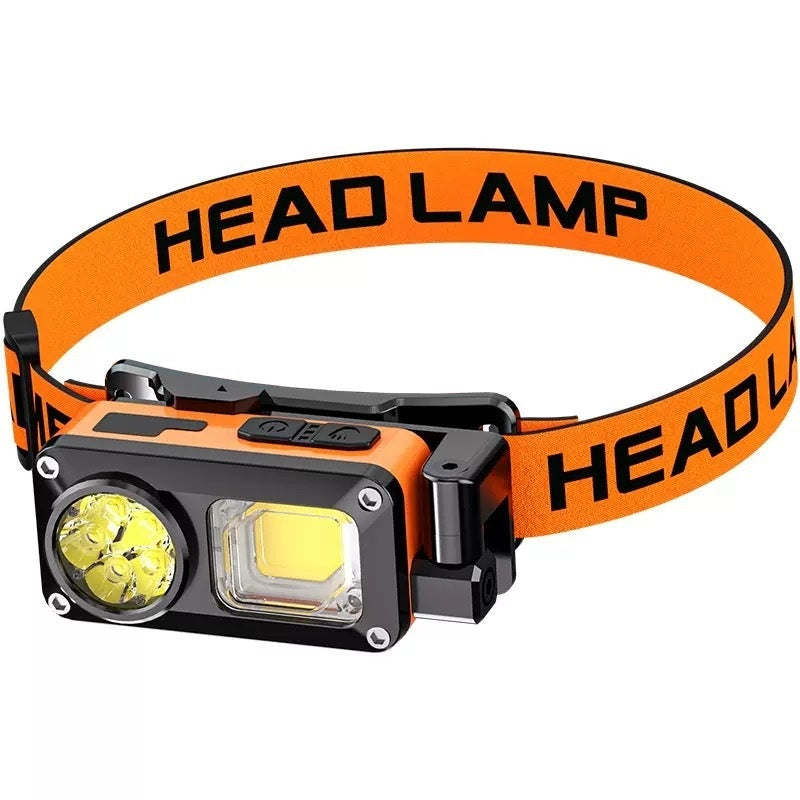 Waterproof Rechargeable Head-mounted Fishing Mining Lamp Outdoor