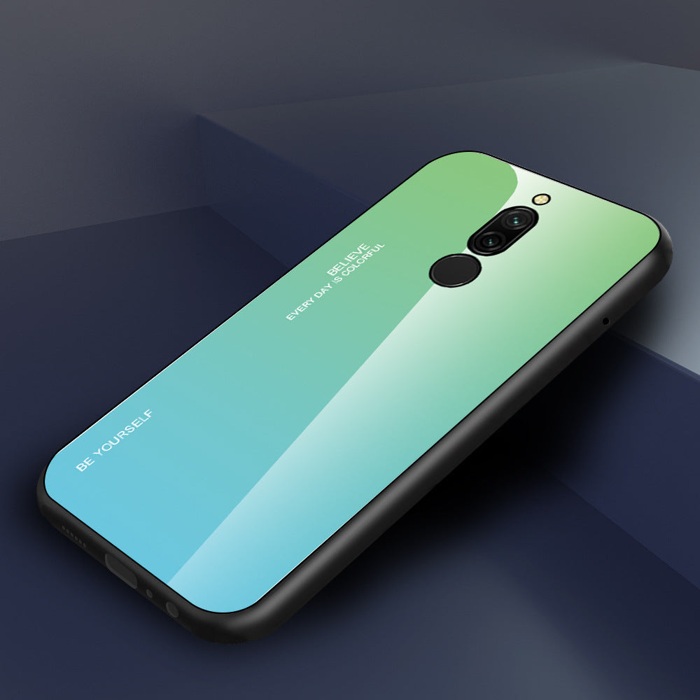 Gradient glass case
