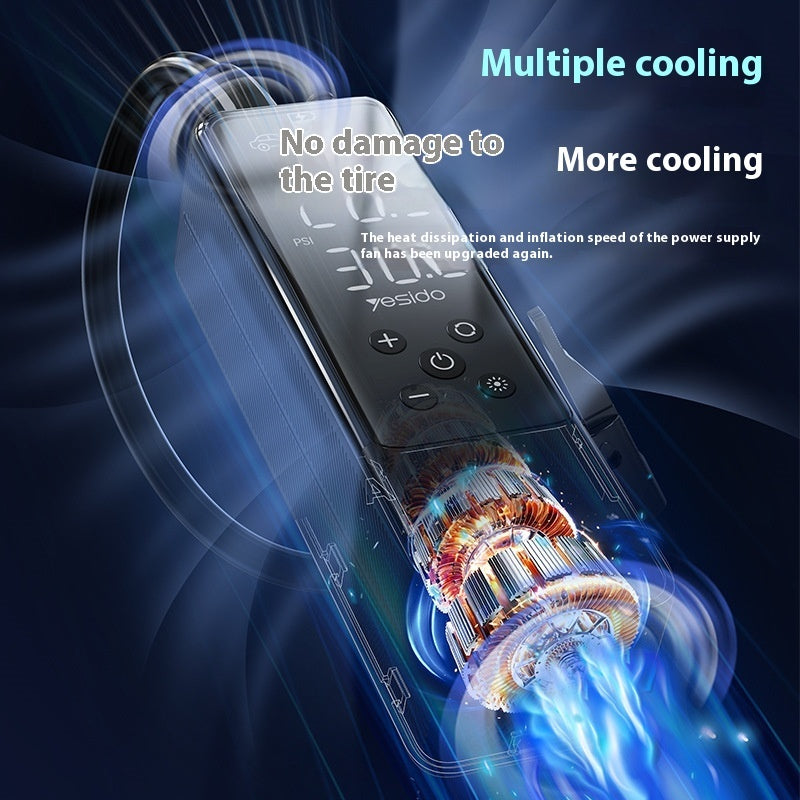 Portable 12V Car Inflatable High Power Inflation Of Tire