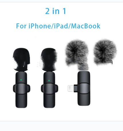 Short Video Shooting Mobile Phone Live Broadcast Wireless Lavalier Microphone