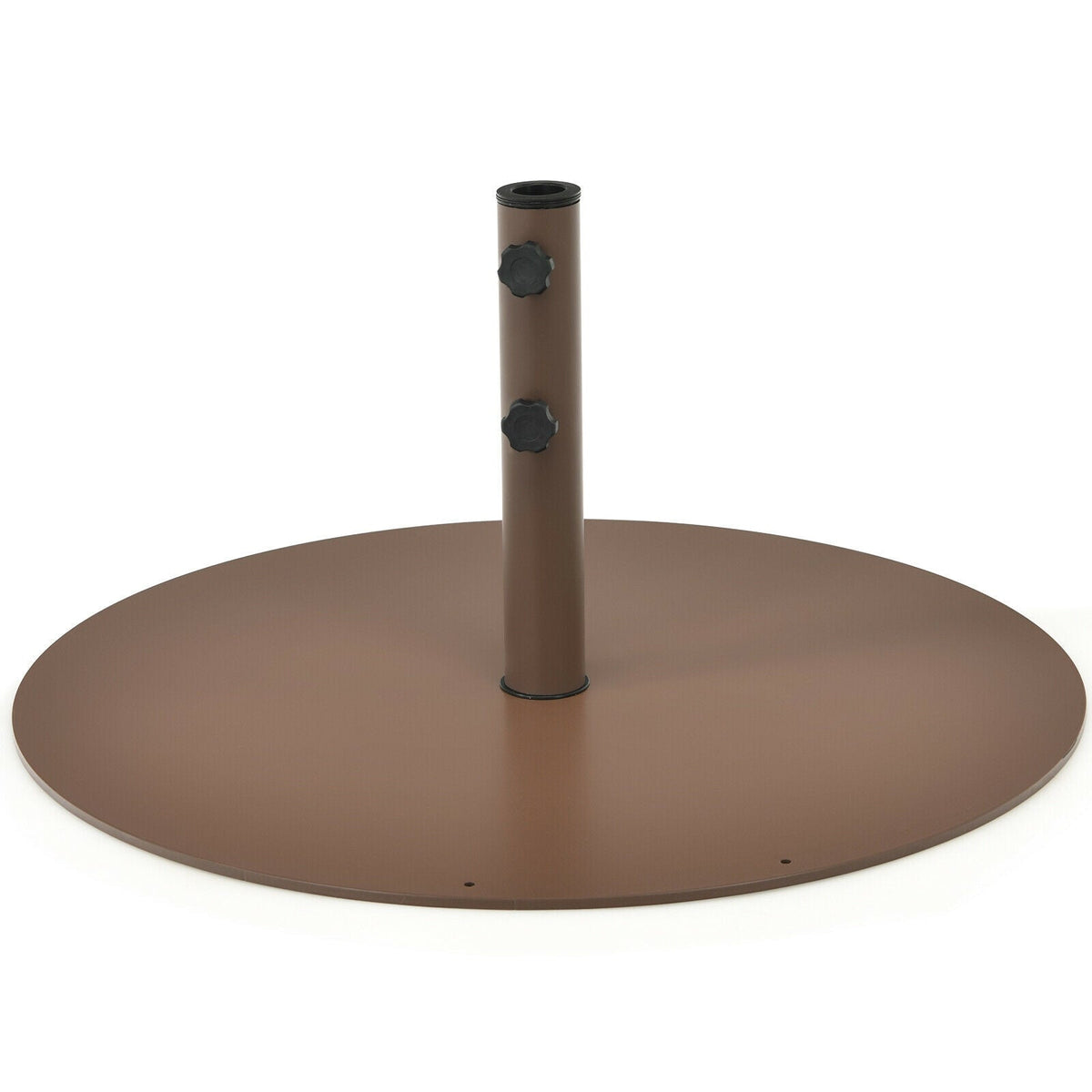 Base de sombrilla de acero para exteriores de 29.5 pulgadas para patio trasero y piscina