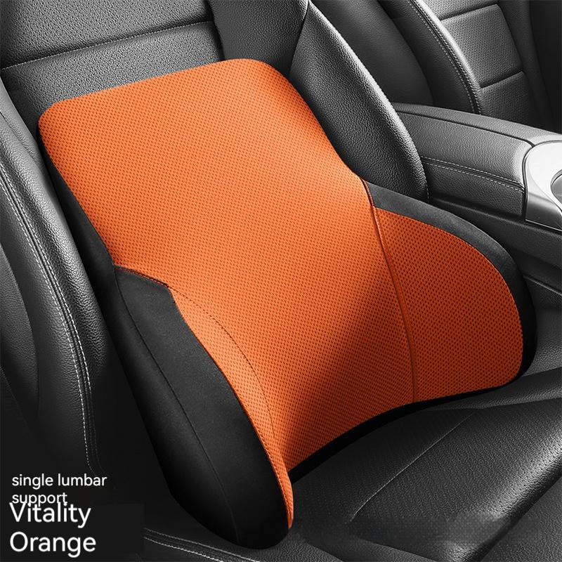 Memory Foam Three-dimensional Hydrophobic Lumbar Support Pillow Oil-proof Light Luxury Comfortable Breathable Car Automotive Headrest