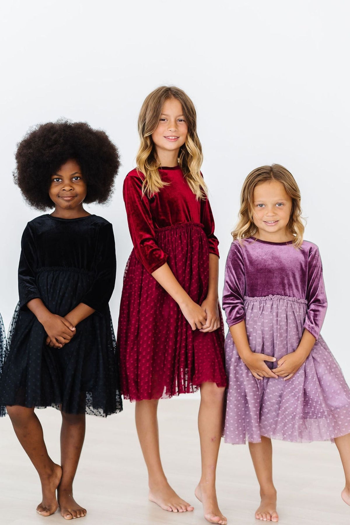 Amethyst Velvet Tutu Dress
