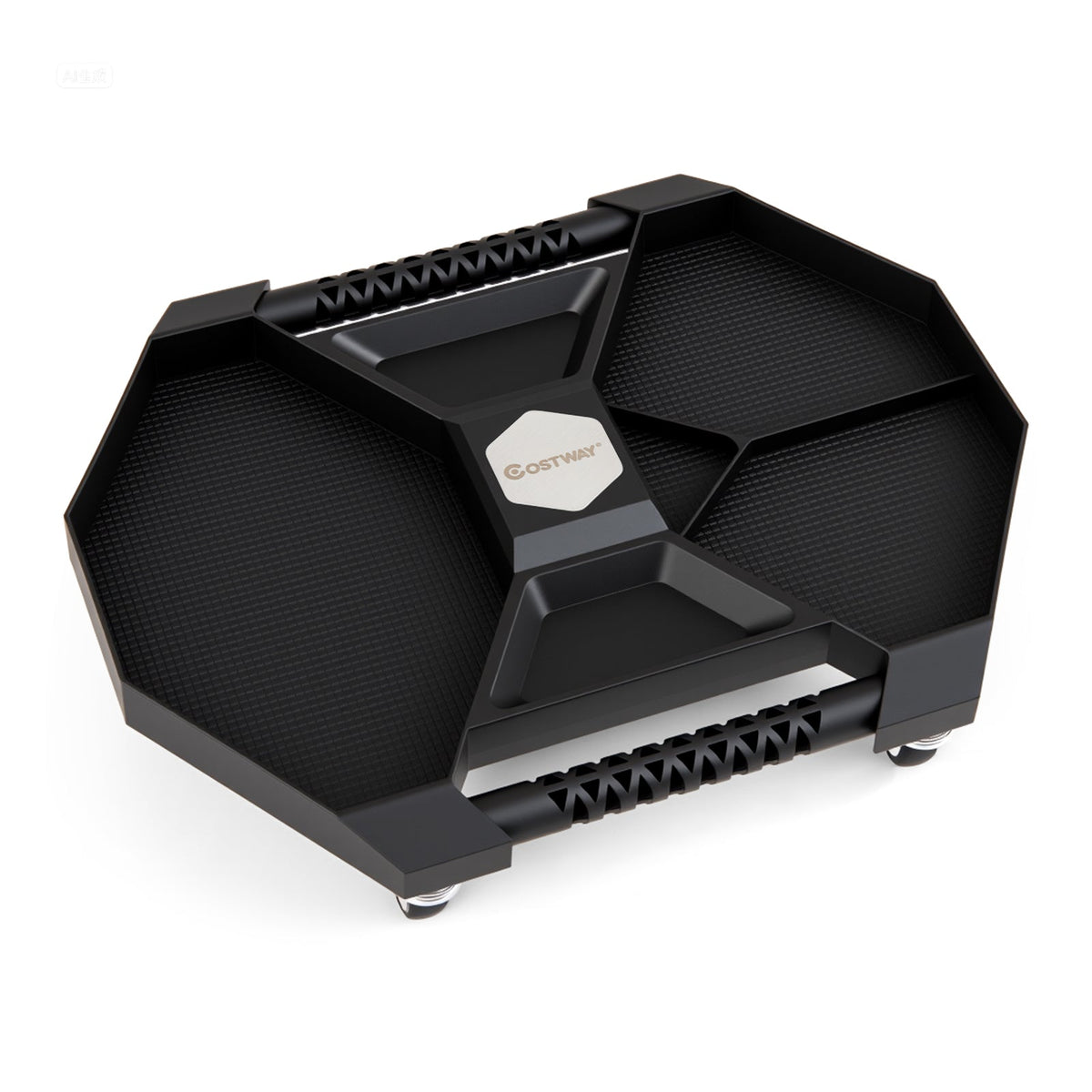 Automotive Rolling Tool Creeper with 4 Swivel Casters and 30 lbs Weight Capacity-Black