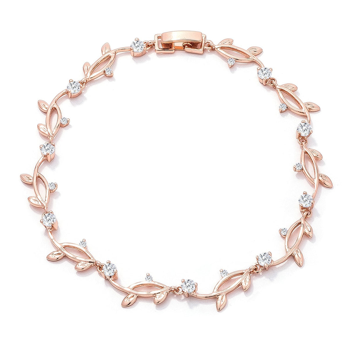 Cubic Zirconia Vine Bracelet