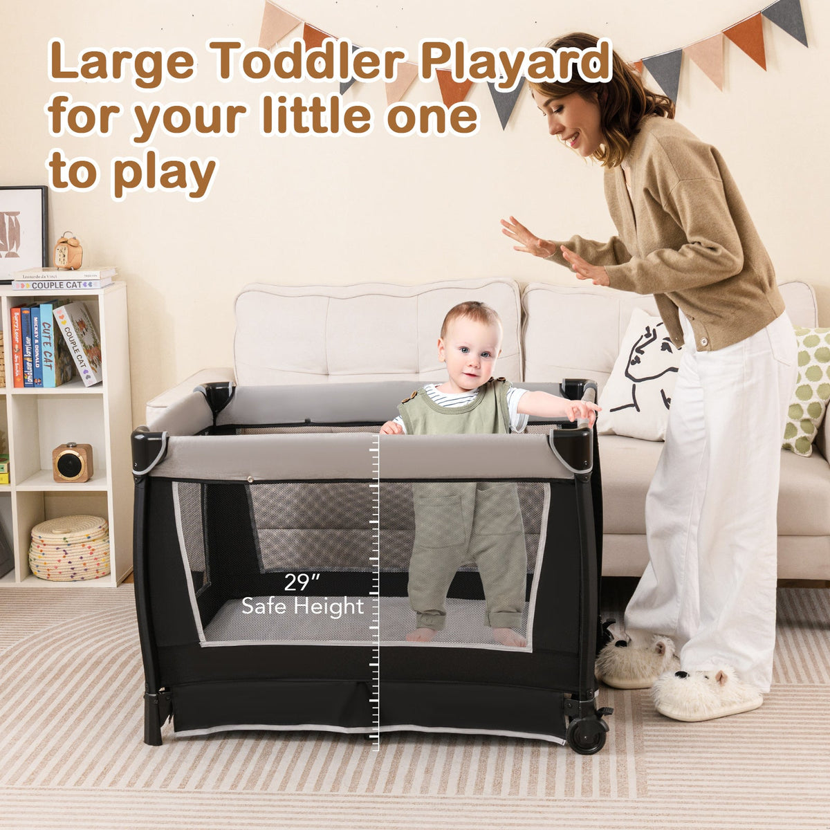 4-in-1 Convertible Portable Baby Play