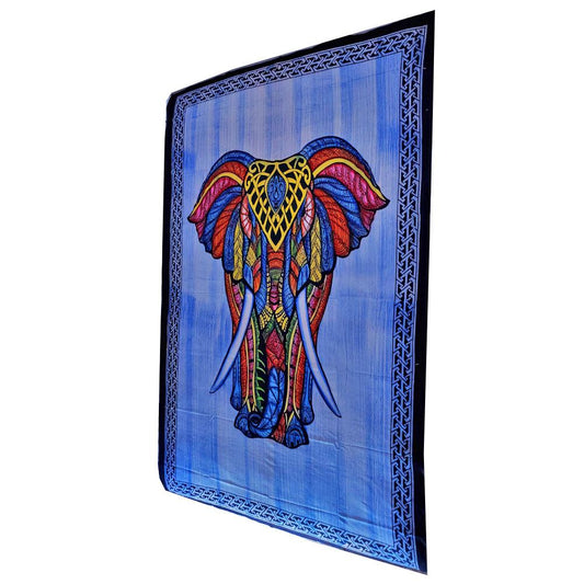 Indian Bohemian Elephant Tapestry Wall Hanging Decor