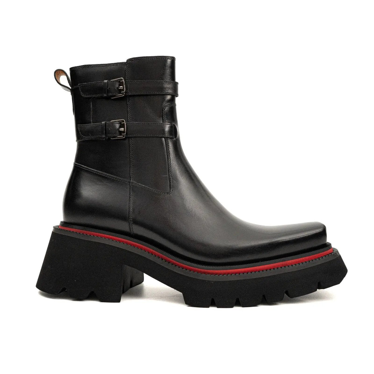 Black Cow Leather Chelsea Boots